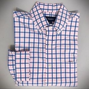 T Harris of London Window Pane Shirt